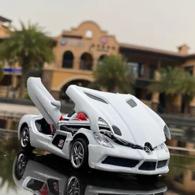 1:32 Mercedes-Benz Slr Car Model Convertible Mclaren Super Sports Car Toy Car Model Simulation Ornaments Alloy Toy Car Boy Gift