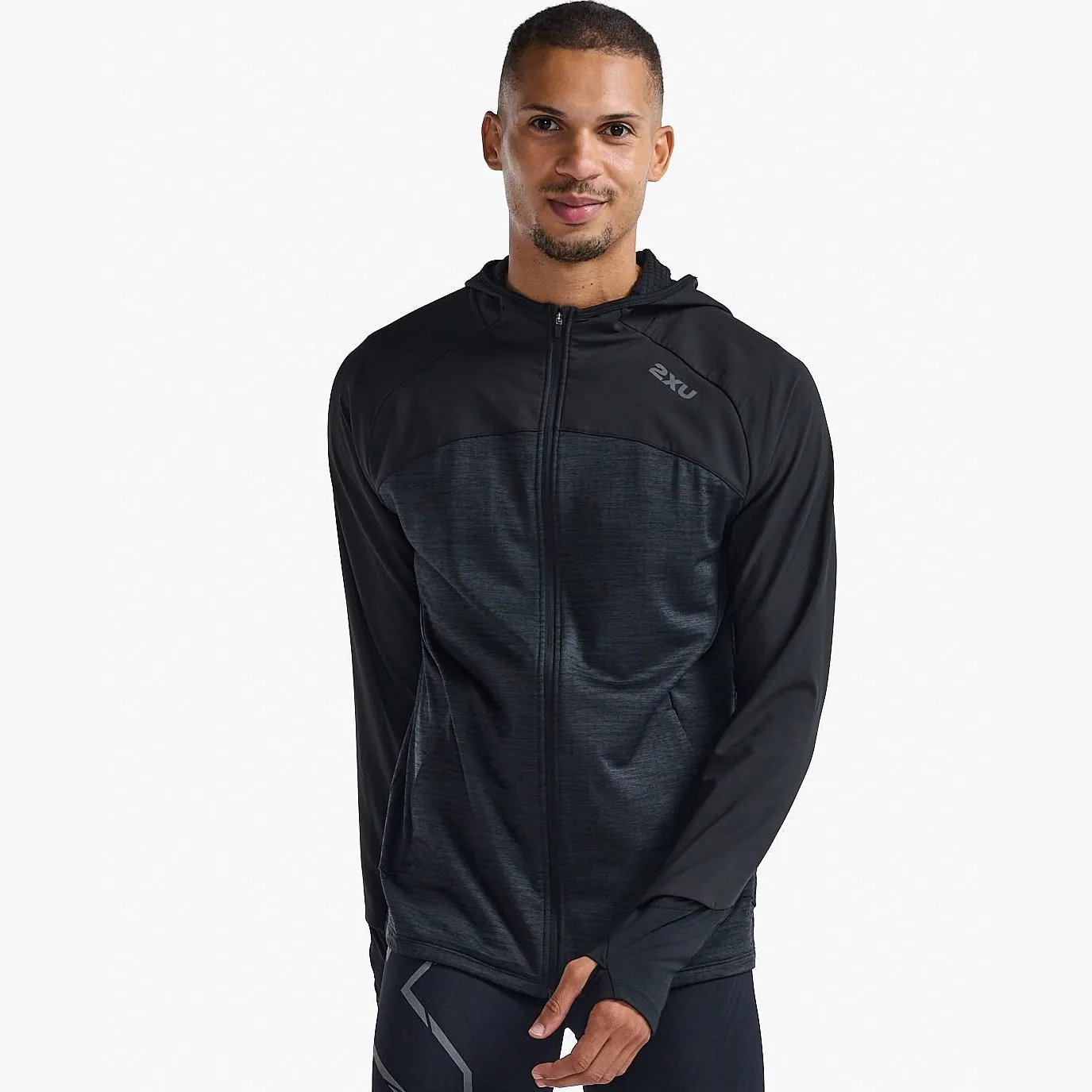 2XU Ignition Shield Hooded Mid-Layer Mens