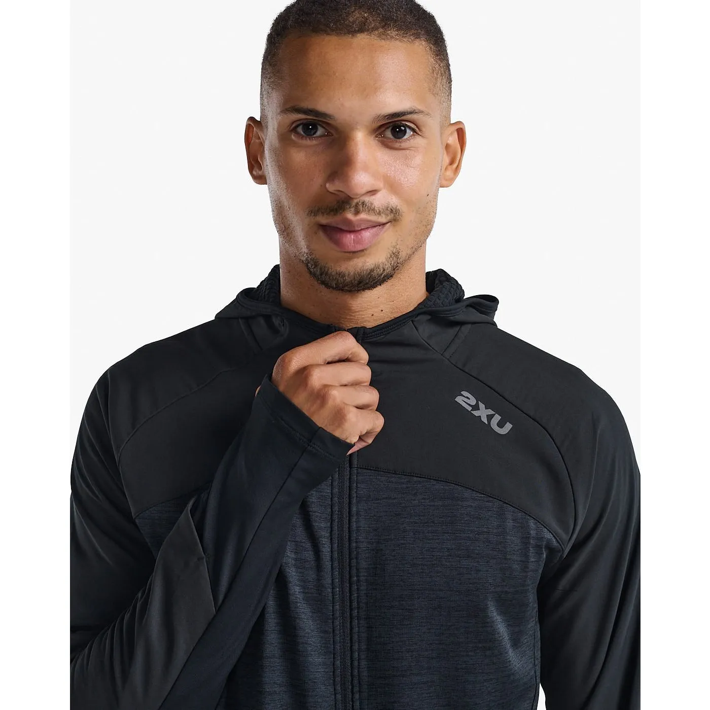 2XU Ignition Shield Hooded Mid-Layer Mens