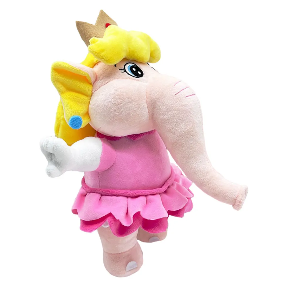 31CM Super Mario Princess Peach Poupée Tronc d'Eléphant