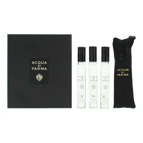 Acqua Di Parma Signature Trio 3 Piece Gift Set: Sakura Eau de Parfum 7ml - Yuzu Eau de Parfum 7ml - Osmanthus Eau de Parfum 7ml