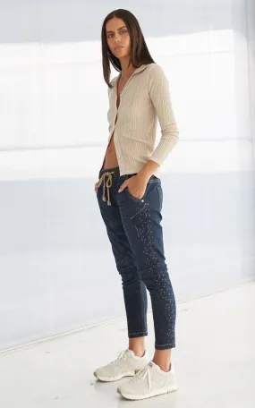 Active Swarovski Embellished Jeans