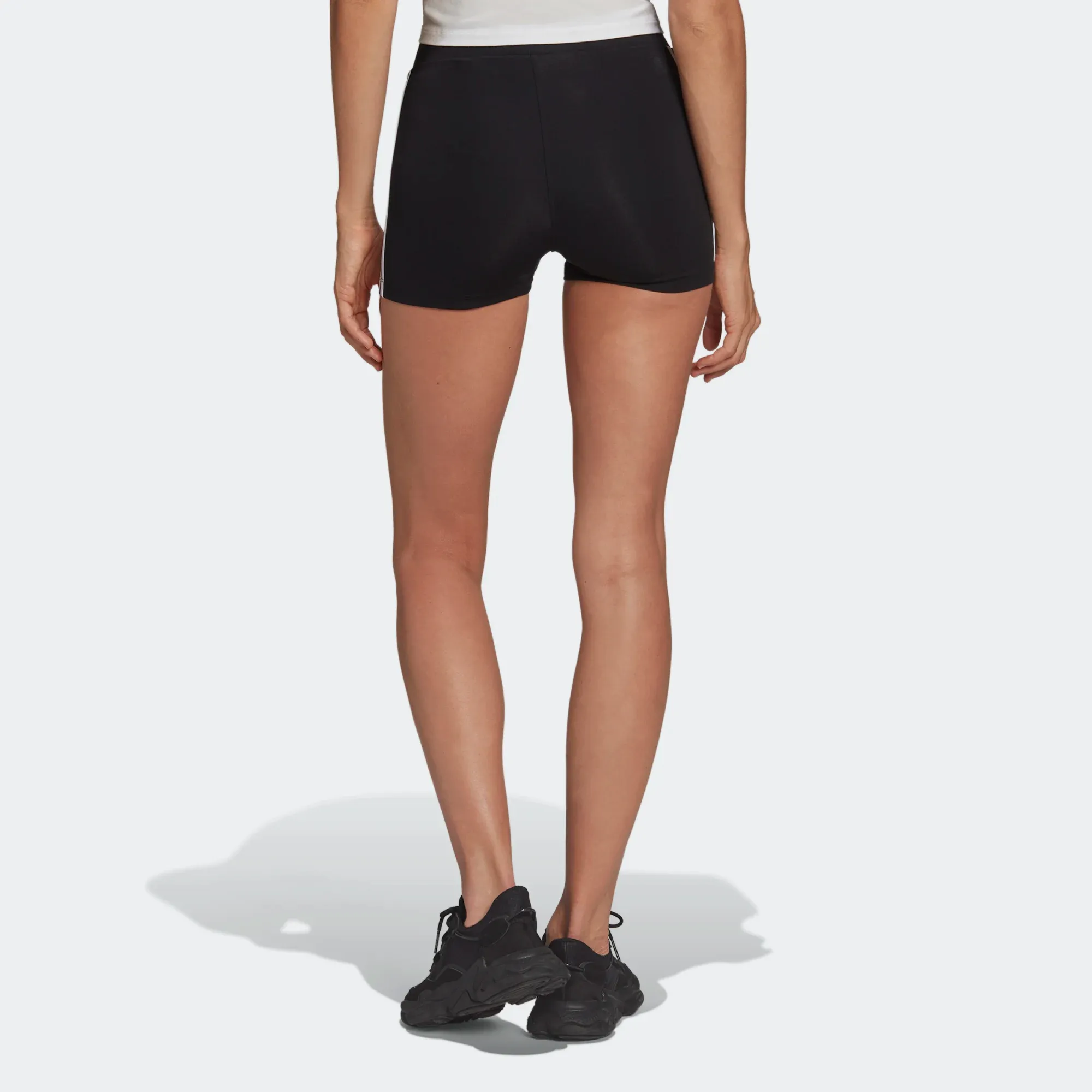 Adidas Women's Adicolor Classics Traceable Booty Shorts - Black