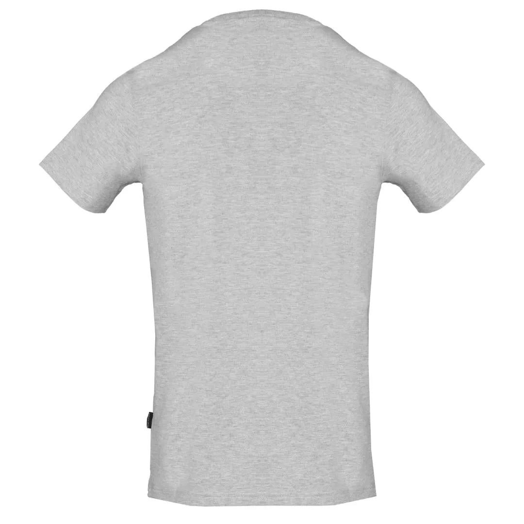 Aquascutum Bold London Logo Grey T-Shirt