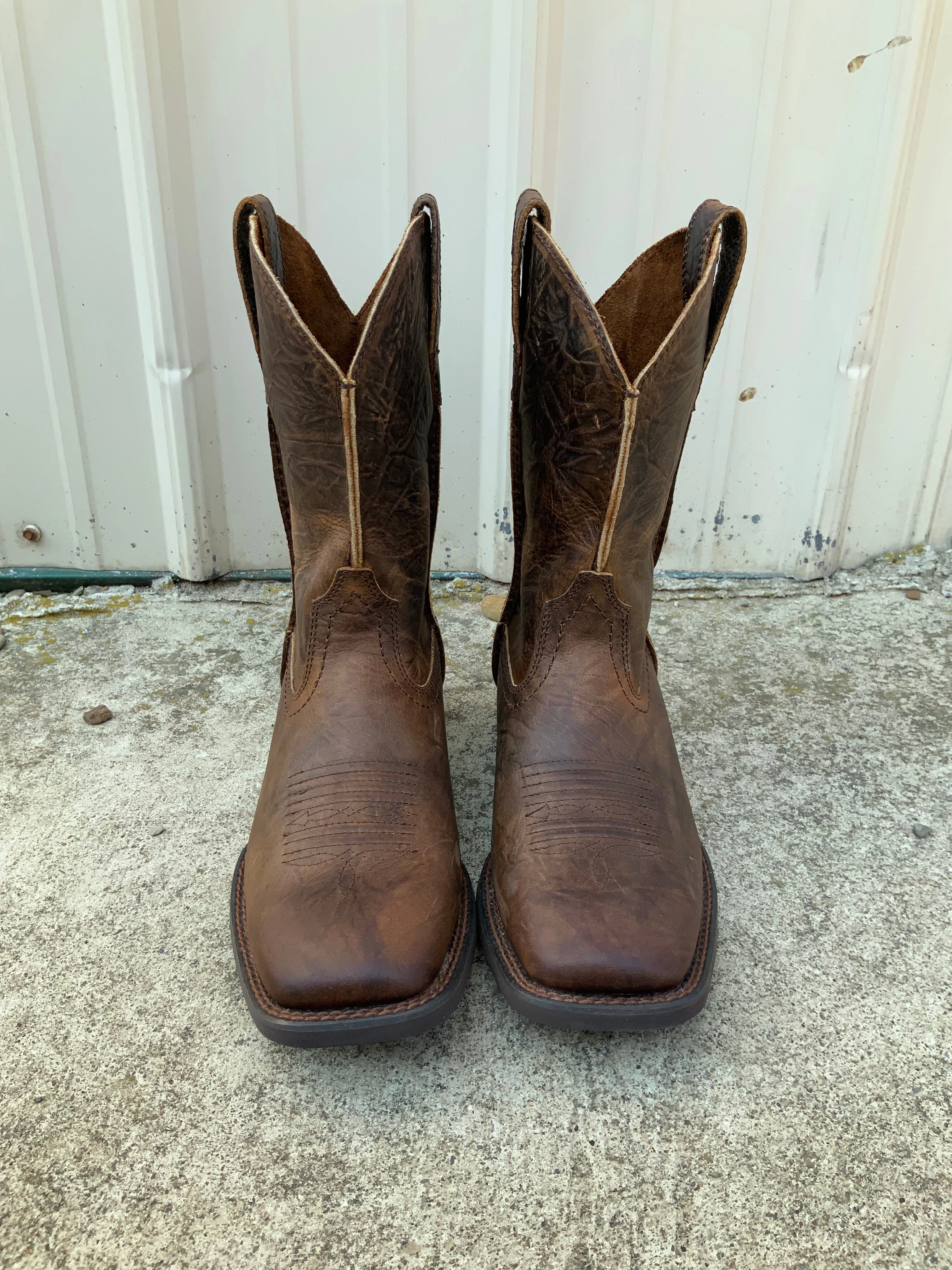 Ariat Men's Sport Rambler Brown Square Toe Cowboy Boot 10042586