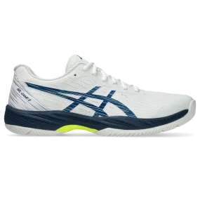 Asics Men's Gel Game 9 Tennis Shoes White Mako Blue