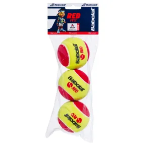 Babolat Initiation Red Felt Mini Tennis Balls - Pack of 3