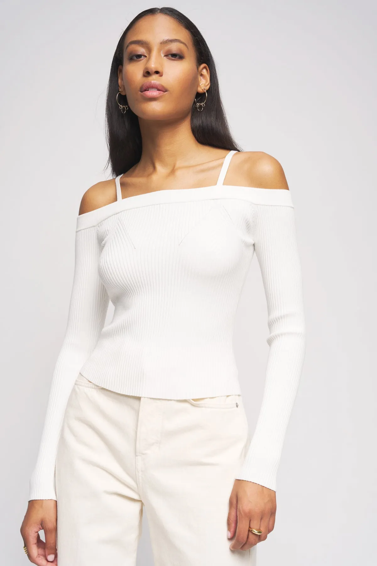 Bailey 44 Averi Sweater Top in Oatmilk