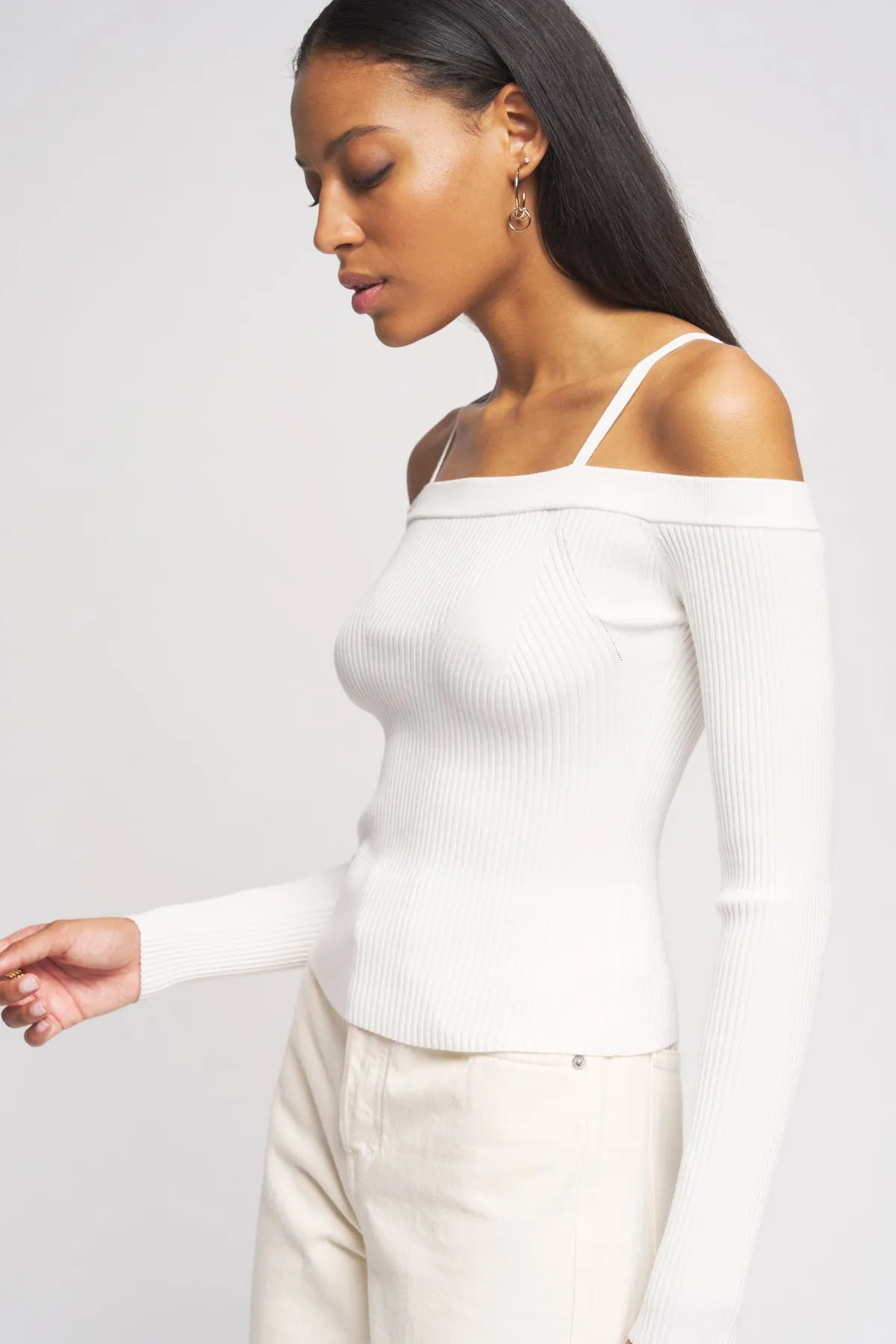 Bailey 44 Averi Sweater Top in Oatmilk