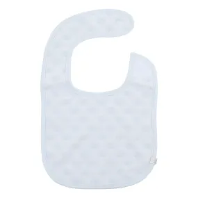 Bebe Spot Layette Bib - Blue Circle