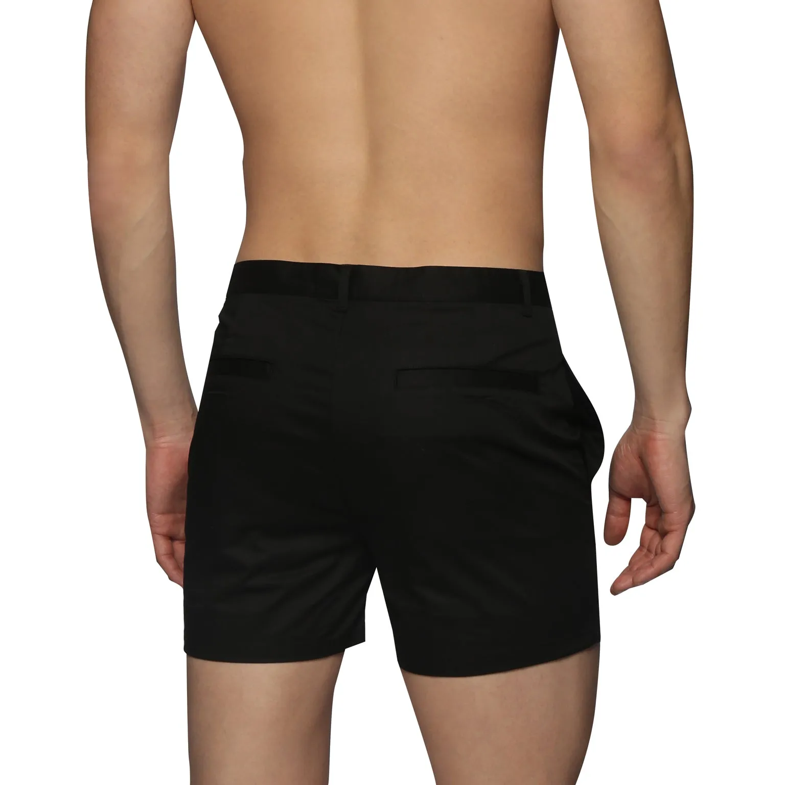 Black Spring Twill Portofino Short