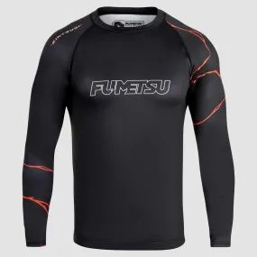 Black/Red Fumetsu Kintsugi Long Sleeve Rash Guard