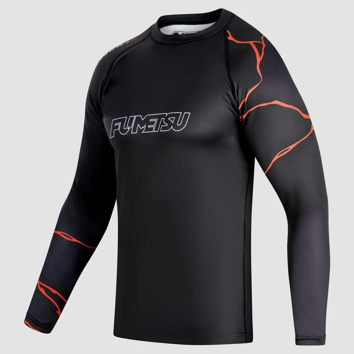 Black/Red Fumetsu Kintsugi Long Sleeve Rash Guard