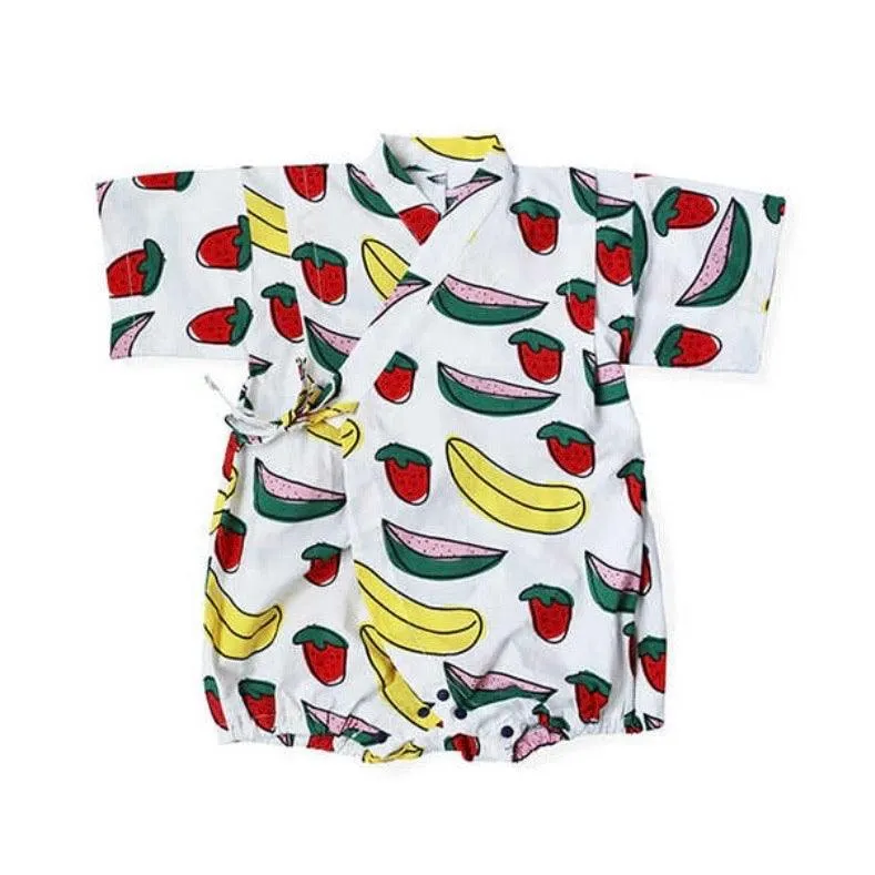 Borny Tie-Side Onesie Fruit Basket