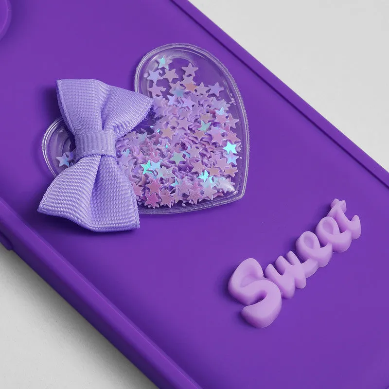 Bow Heart Cute Phone Back Cover for Realme C35