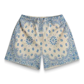 Bravest Studios Paisley Cream Shorts