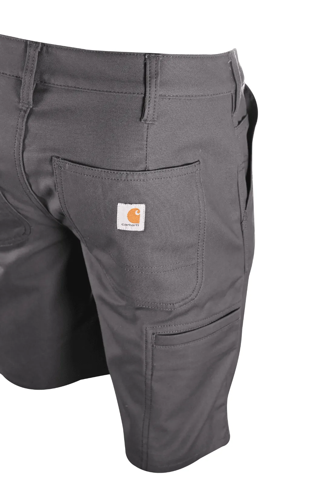 Carhartt Women's Chino Shorts Gravel Rugged Flex Rigby Relaxed Fit