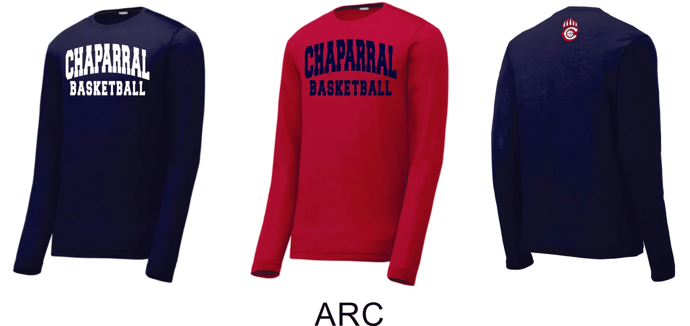 Chap Basketball Sport-Tek Unisex Long Sleeve Tee - 4 designs