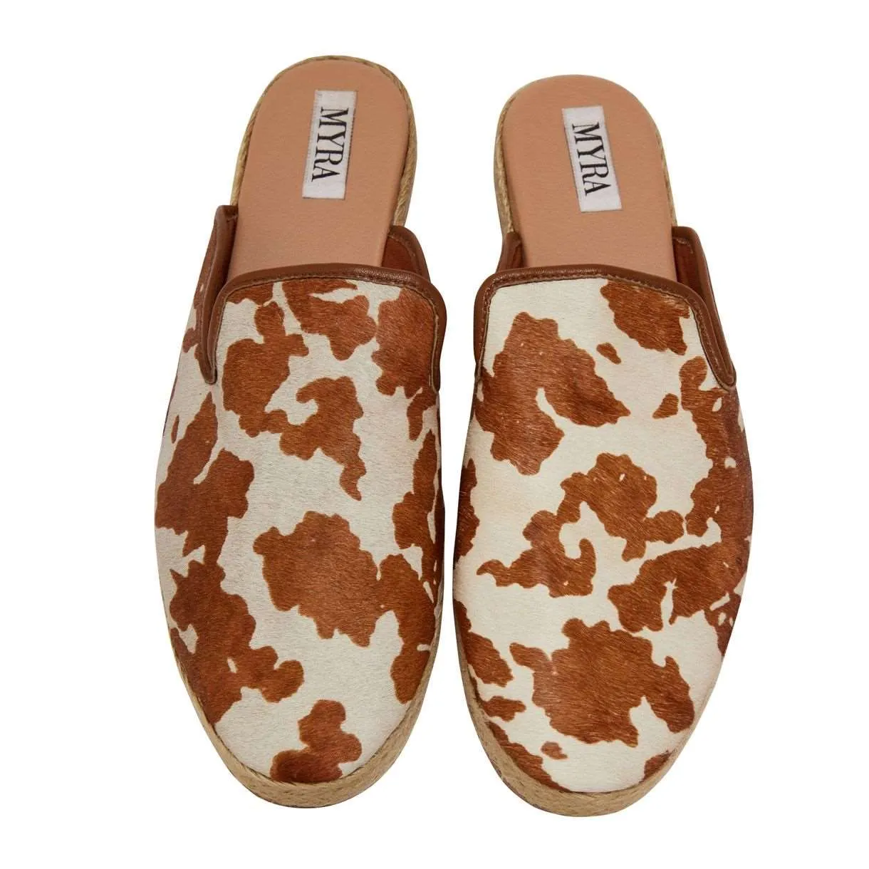 Cow Print Leisure Espadrilles