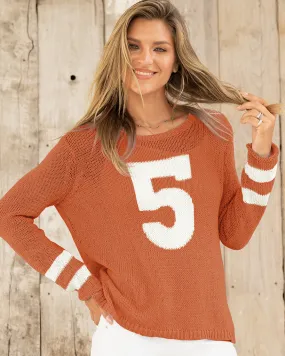 CUSTOMIZABLE NUMBER JERSEY CREW COTTON