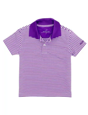 Dallas Polo | Purple Stripe