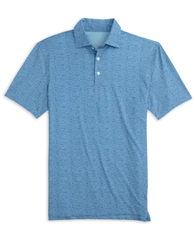 Driver Let's Go Clubbing Printed Polo - Coronet Blue