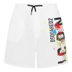 DSQUARED2 ICON Spray Paint Swimshorts