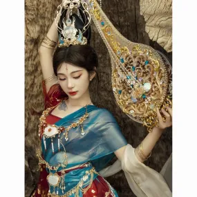 Dunhuang Feitian Photo Exotic Travel Photography Classical Dance Chinese Style Dance Clothing Performance Clothing Ancient Clothing Hanfu Clothing