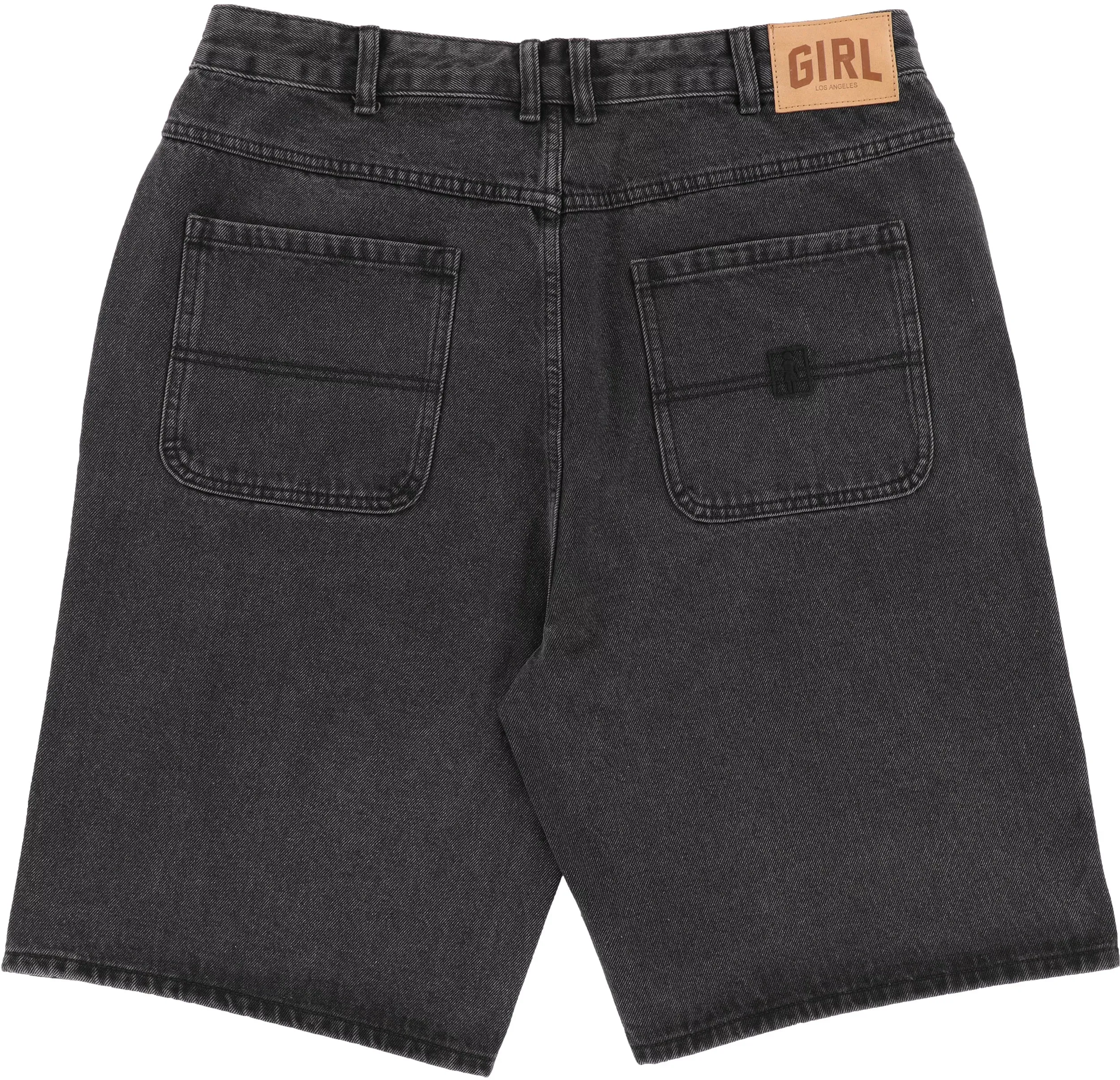 Girl Jean Shorts - Washed Black