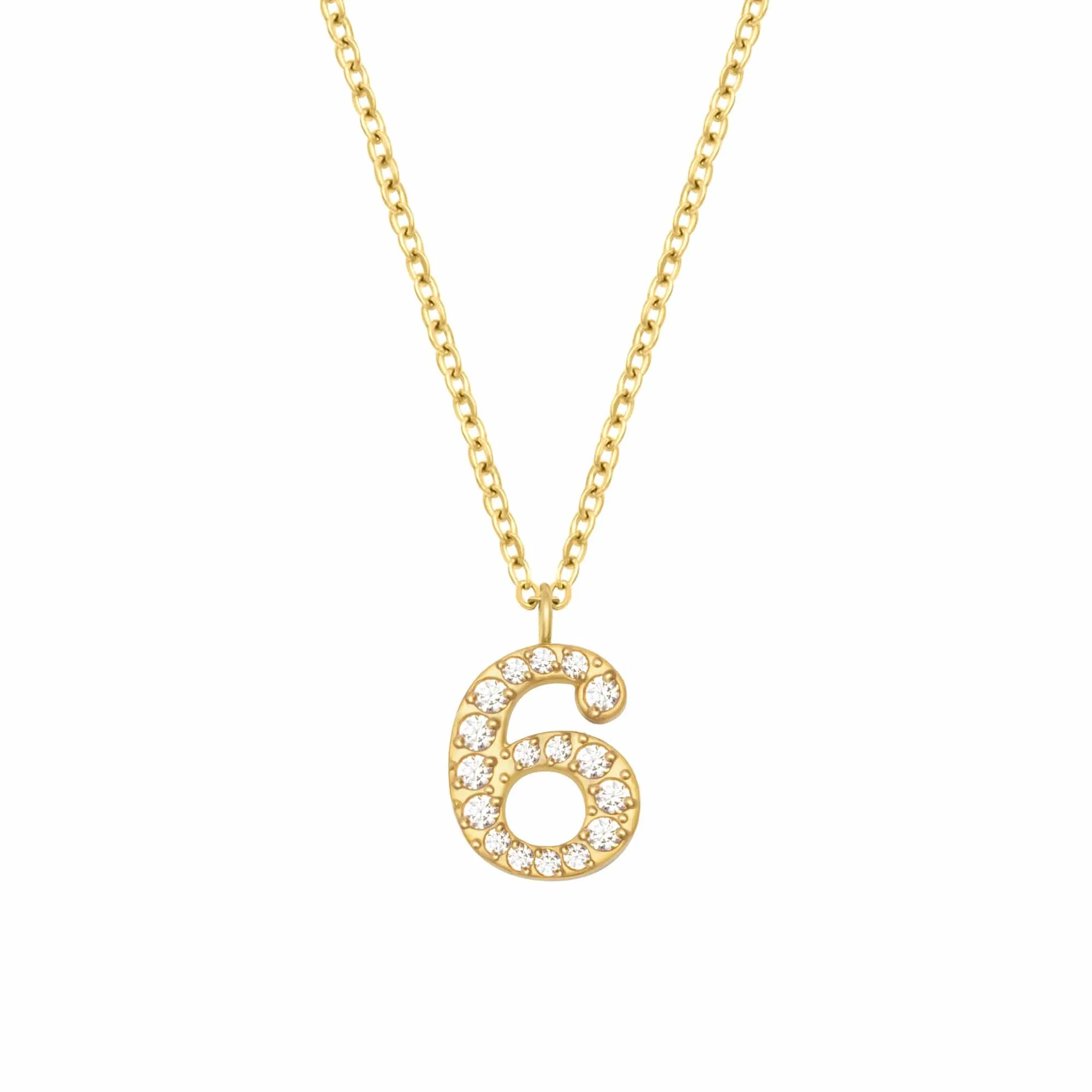 Glow Number Necklace