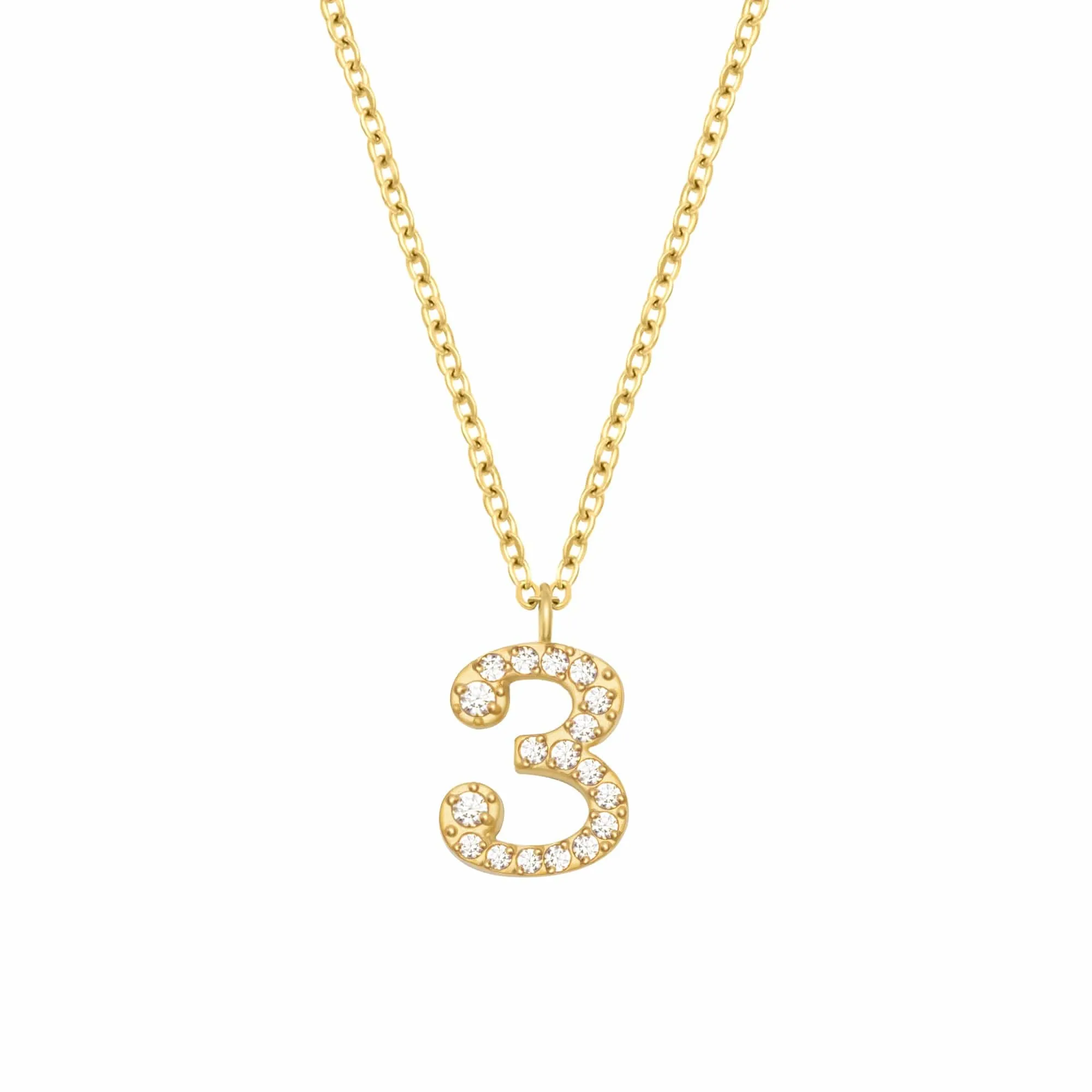 Glow Number Necklace