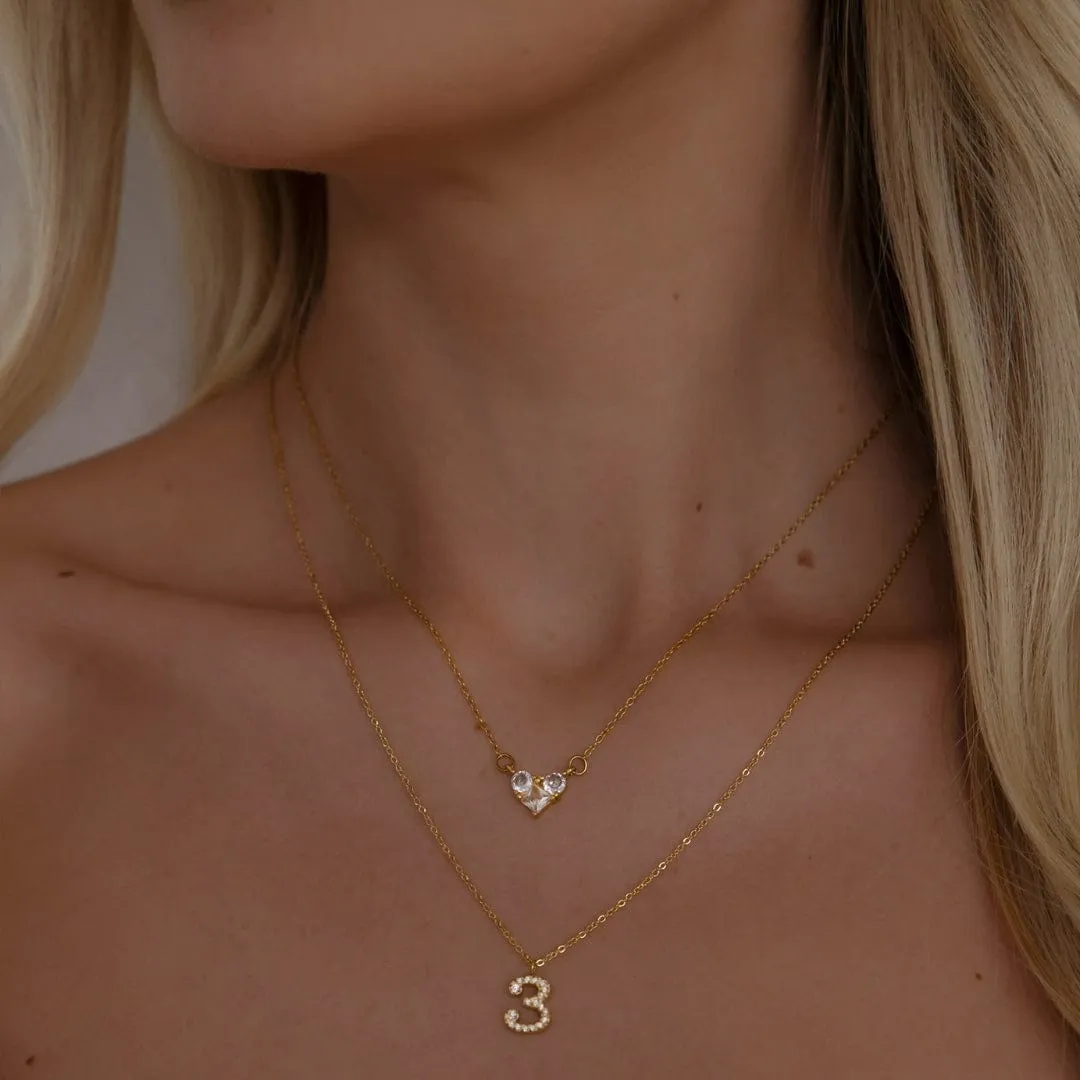 Glow Number Necklace