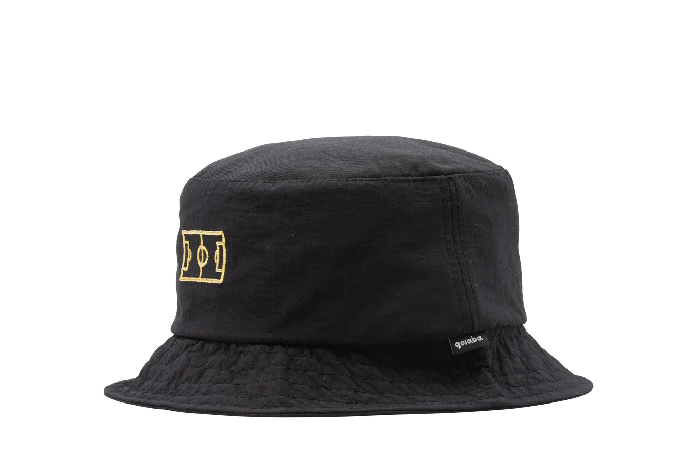 Goiaba E.C. - Campo Nylon Bucket Hat - Black/Gold