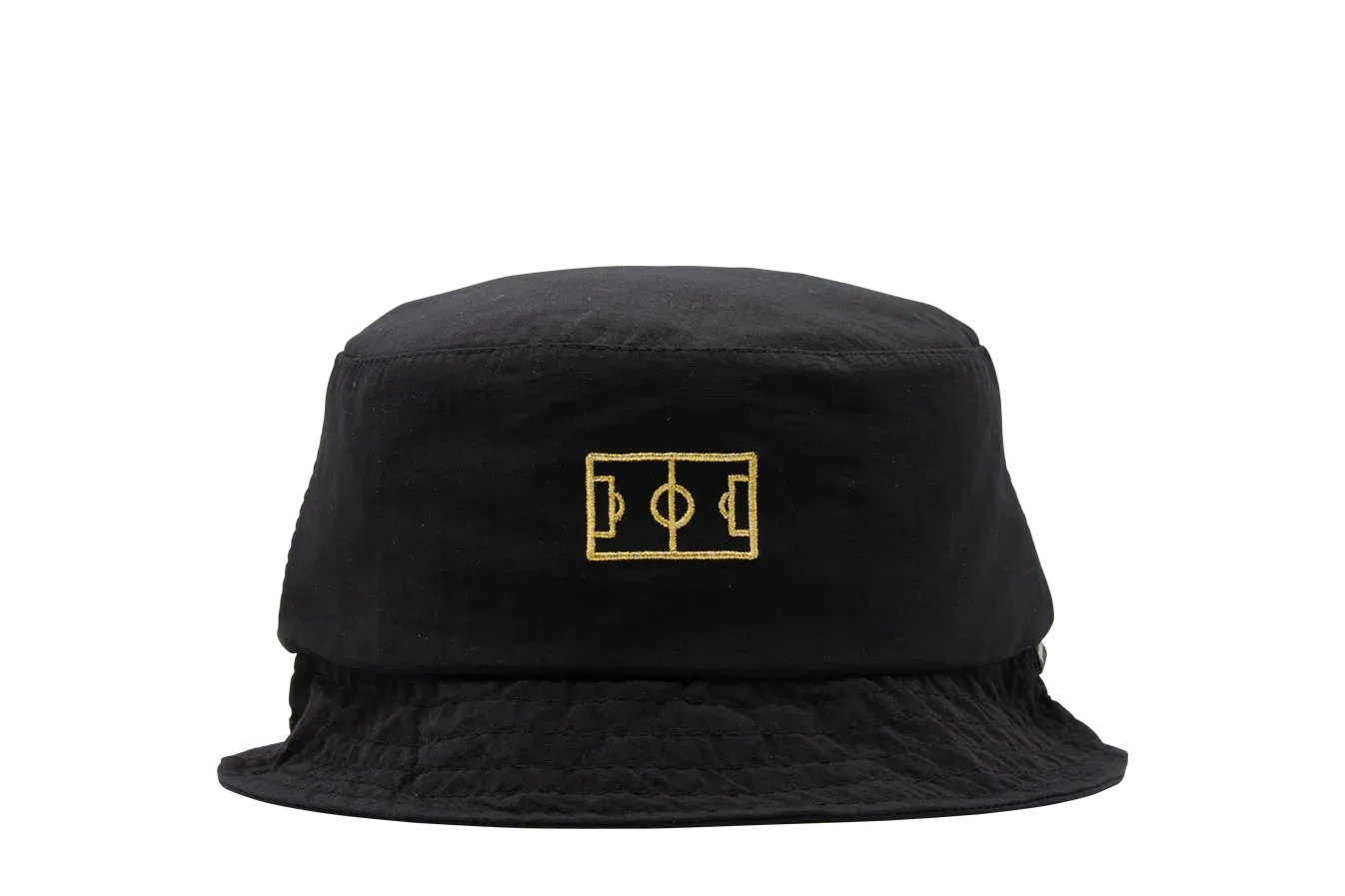 Goiaba E.C. - Campo Nylon Bucket Hat - Black/Gold