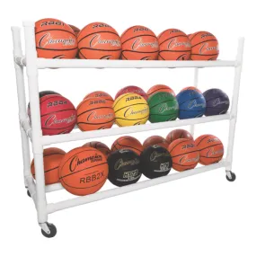 Heavy Duty Ball Cart - 3 Shelf