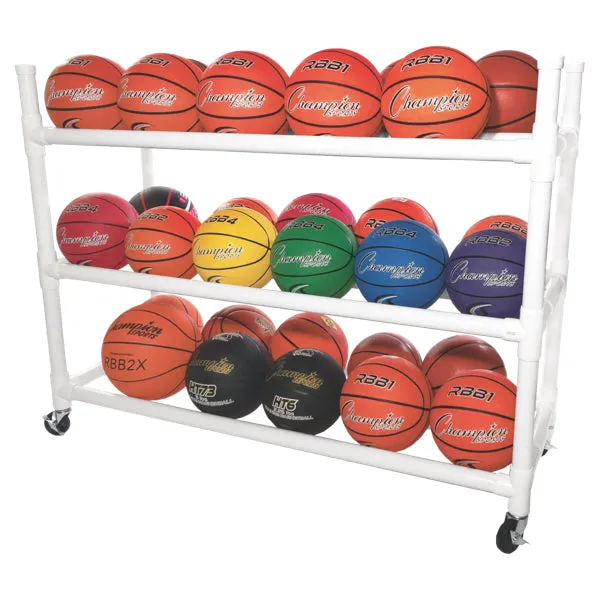 Heavy Duty Ball Cart - 3 Shelf