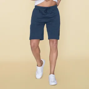 Hype Cotton Rich Shorts Midnight Blue