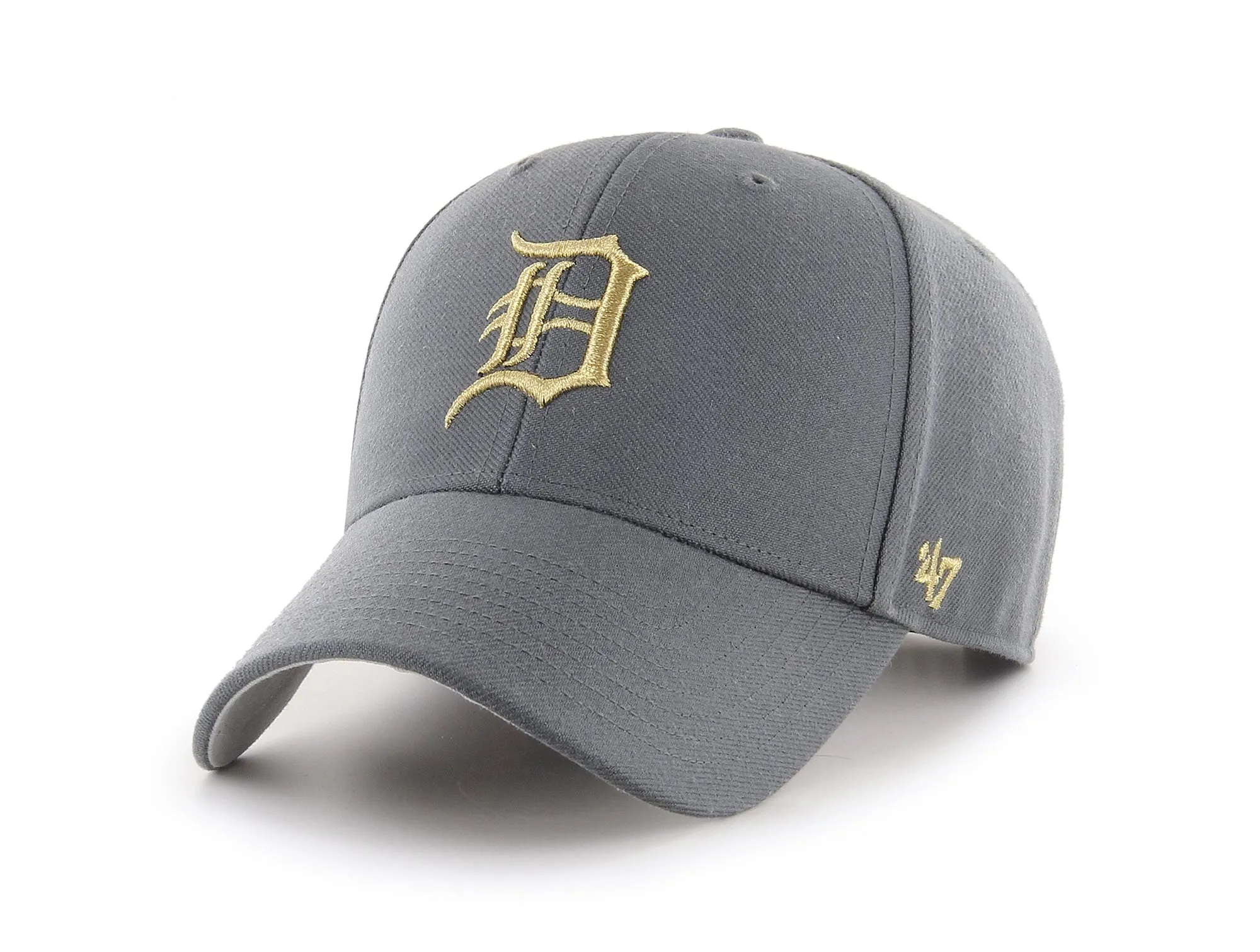 Jockey 47 Mlb Detroit Tigers Metallic Snap Hombre Gris