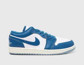 Jordan 1 Low SE White / Industrial Blue - Blue Grey