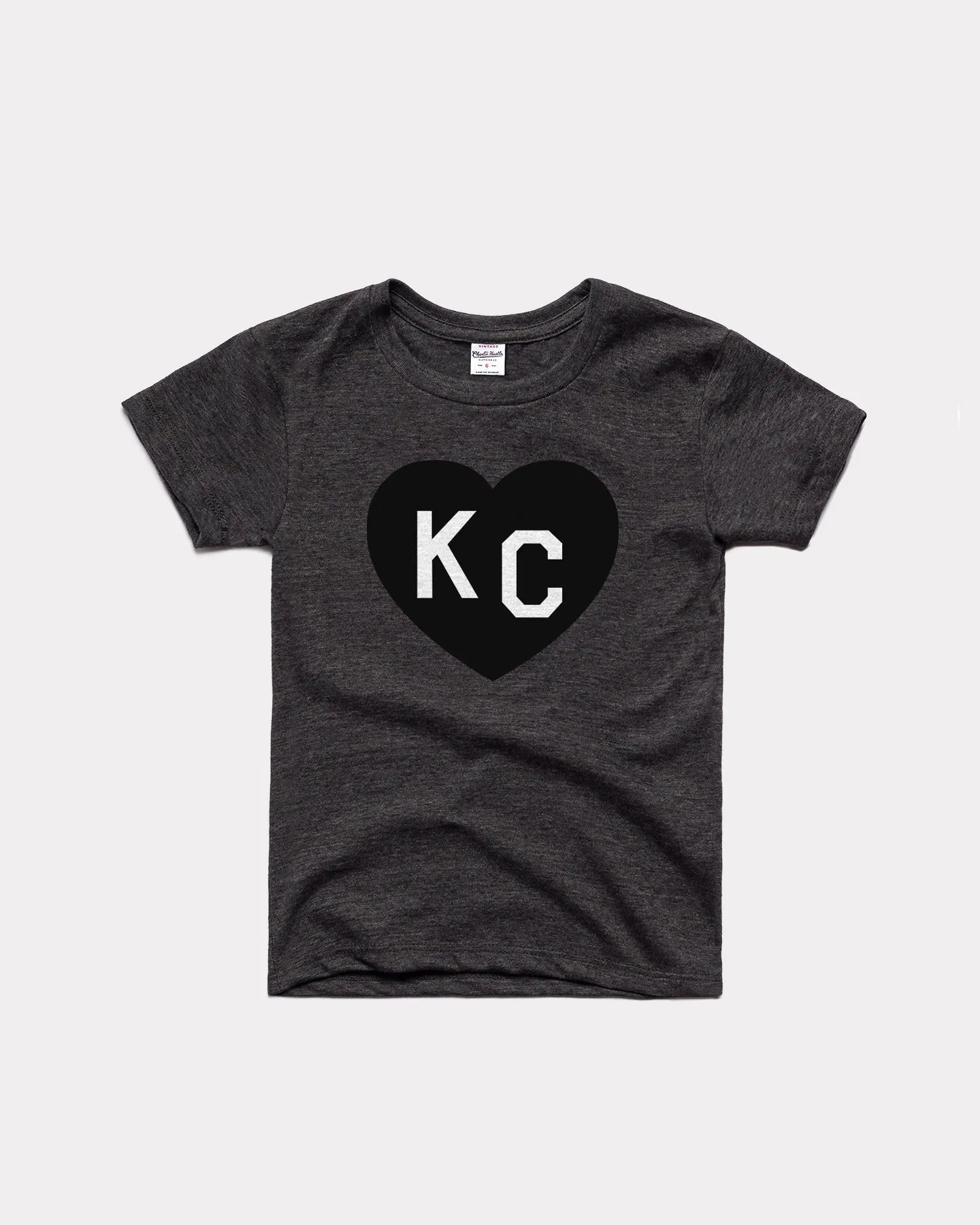 Kids Black KC Heart