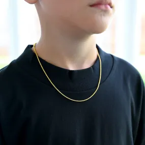 Kids Gold Rope Chain 1.5mm