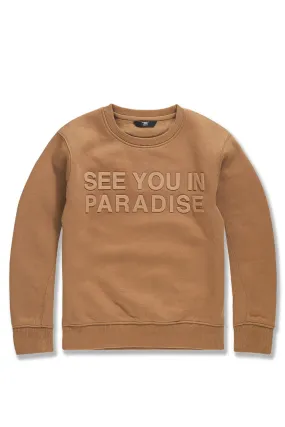 Kids Paradise Tonal Crewneck Sweatshirt