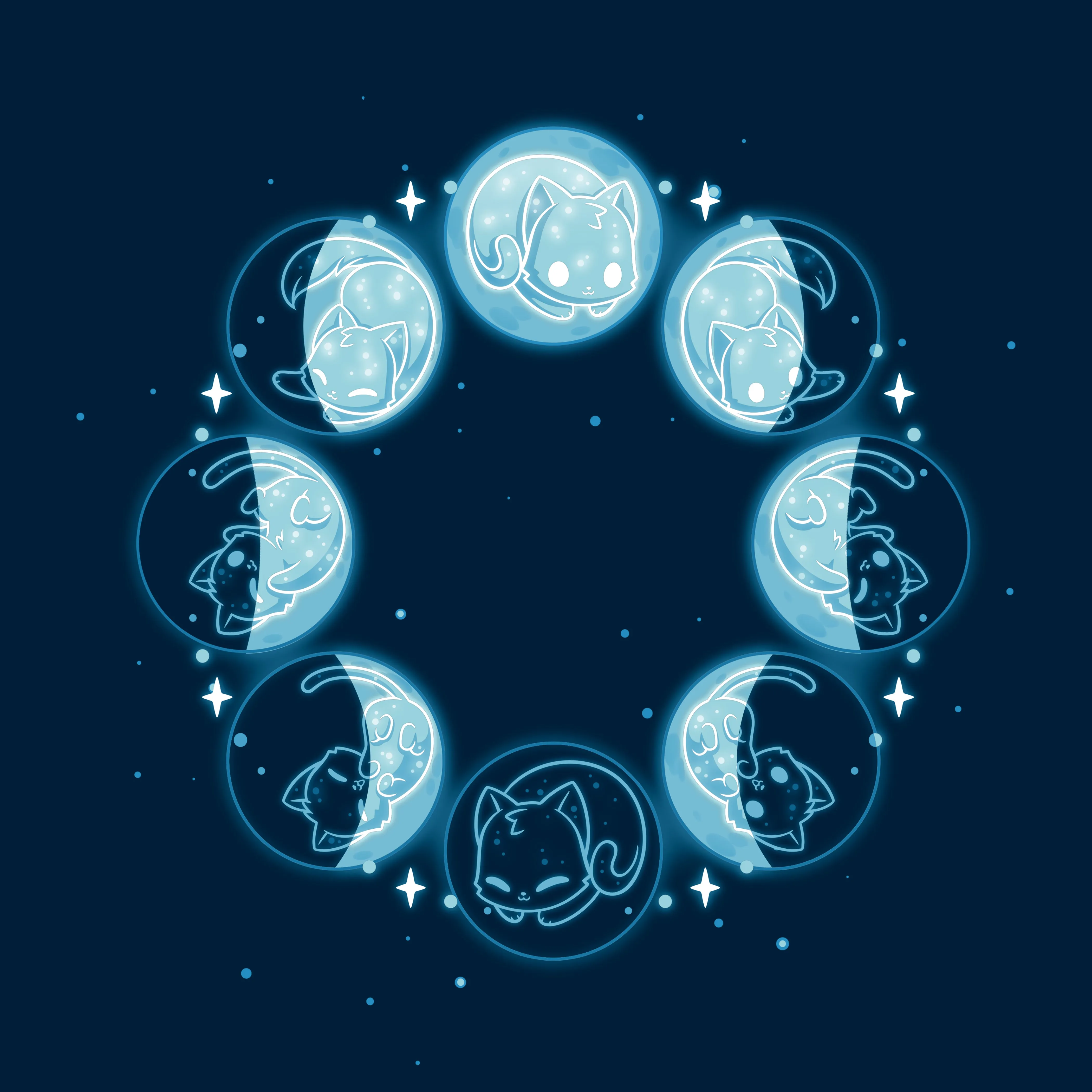 Kitty Moon Phases