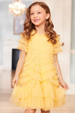 Marilla Ruffle Kids Dress