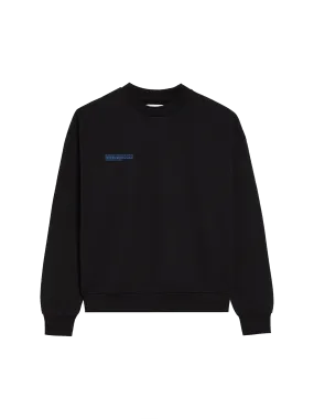 Mens In Conversion Cotton Sweatshirt—black