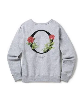 Men's O-Roses Terry Crewneck - Grey