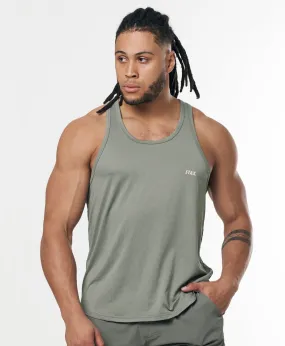 Mens Sport Singlet - Sage