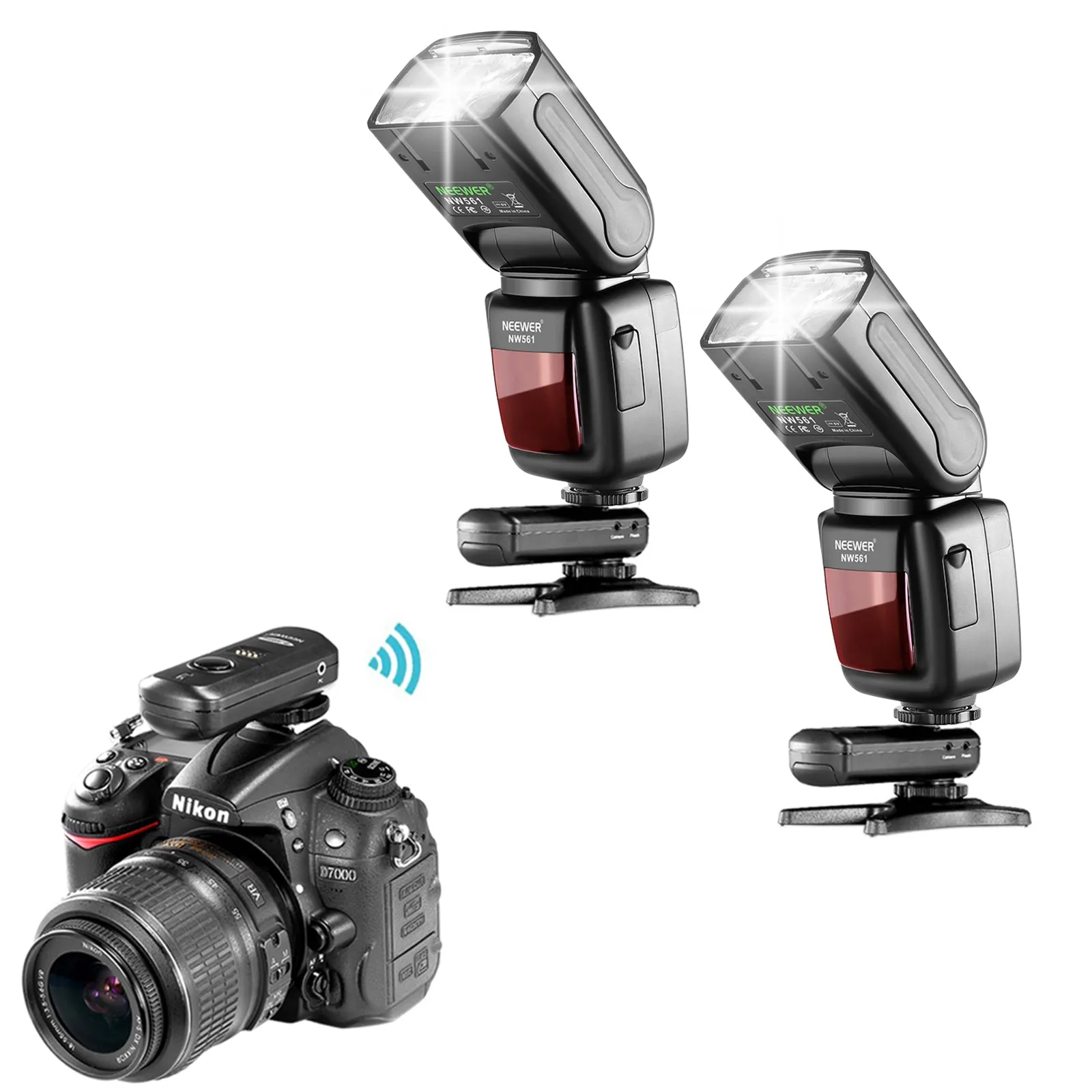 NEEWER 2 Pack NW561 Flash Speedlite Kit