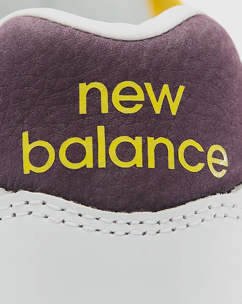 New Balance 480 Shoe - White/Purple - NM480PST