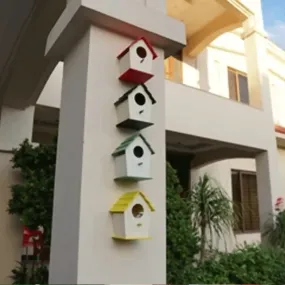 (Pack Of 4) PVC Bird House Waterproof New Style